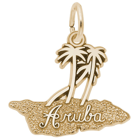 Aruba Charm In Yellow Gold