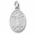 Myrtle Beach Golf Bag charm in Sterling Silver hide-image