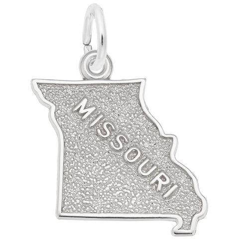 Missouri Charm In 14K White Gold