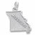 Missouri charm in 14K White Gold hide-image