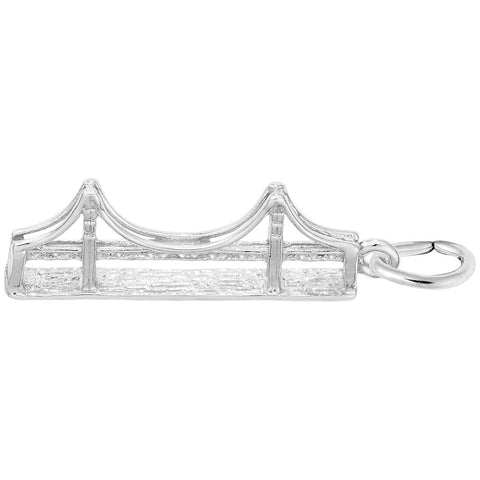 Golden Gate Bridge Charm In Sterling Silver