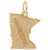 Minnesota Charm in Yellow Gold Plated