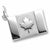 Canadian Flag charm in 14K White Gold hide-image