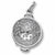 Colander charm in 14K White Gold hide-image