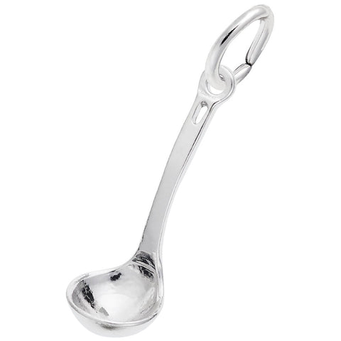 Cooking Ladle Charm In Sterling Silver