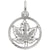 Maple Leaf Charm In Sterling Silver