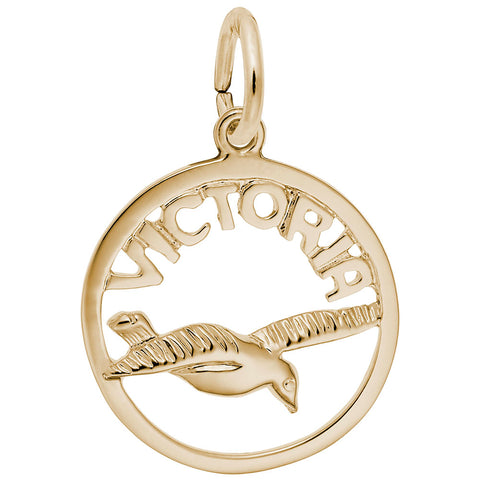 Victoria Charm In Yellow Gold