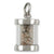 Nova Scotia Sand Capsule charm in Sterling Silver