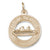 Nova Scotia Cruise Ship charm in Yellow Gold Plated hide-image