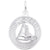 Nova Scotia Sailboat Charm In Sterling Silver