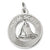 Nova Scotia Sailboat charm in Sterling Silver hide-image