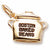 Boston Baked Beans charm in Yellow Gold Plated hide-image