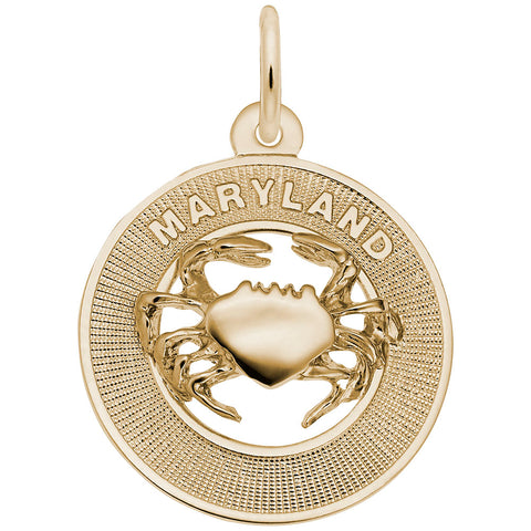 Maryland Charm in Yellow Gold Plated