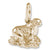 Pier 39 Sea Lion Charm in 10k Yellow Gold hide-image