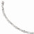 14K White Gold Diamond-Cut Bracelet