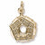 Pentagon charm in Yellow Gold Plated hide-image