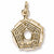 Pentagon Charm in 10k Yellow Gold hide-image