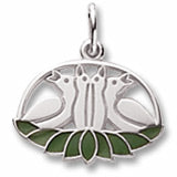 Calling Birds charm in Sterling Silver hide-image