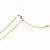 14K Yellow Gold Adjustable Flat Cable Chain