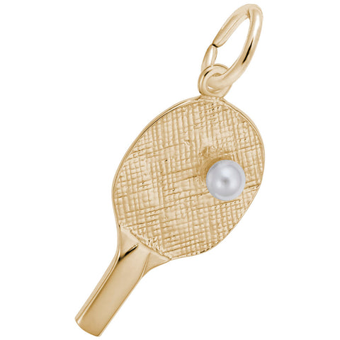 Pingpong Charm in Yellow Gold Plated