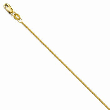 14K Yellow Gold Sparkle Foxtail Chain