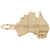 Australia Charm In Yellow Gold