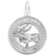 Montana Moose Charm In 14K White Gold