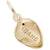 Idaho Potato Charm In Yellow Gold