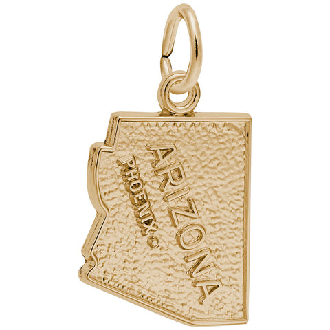 Phoenix, Arizona Charm in Yellow Gold Plated