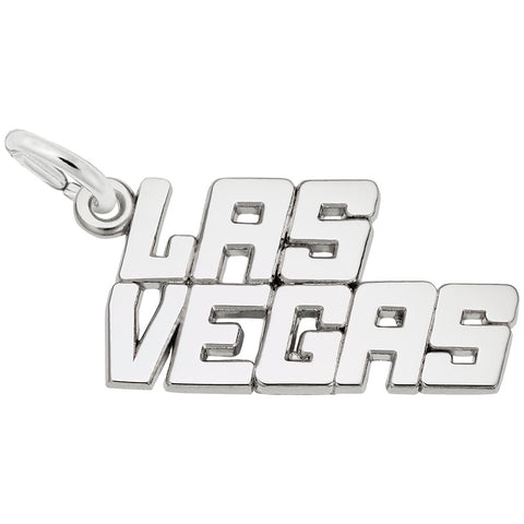 Las Vegas Charm In 14K White Gold