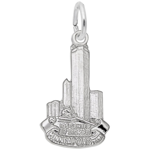 I.D.S. Ctr Minneapolis Charm In Sterling Silver