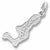 Grand Cayman charm in 14K White Gold hide-image