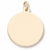 Disc Charm in 10k Yellow Gold hide-image