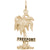 Freeport Palm Charm in Yellow Gold Plated