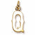 Initial Q charm in Yellow Gold Plated hide-image