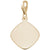 Disc Charm in Yellow Gold Plated