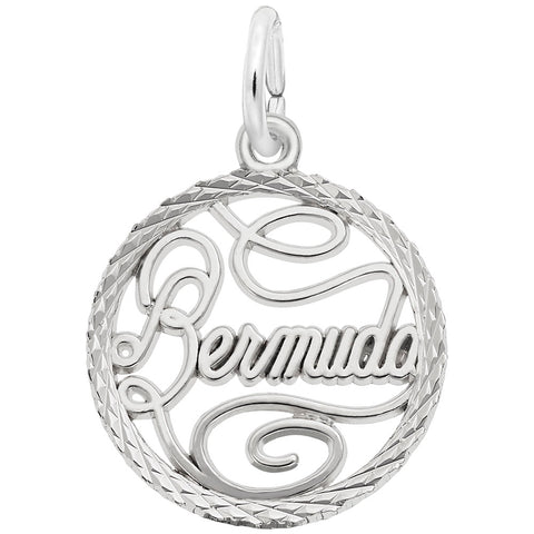 Bermuda Charm In 14K White Gold