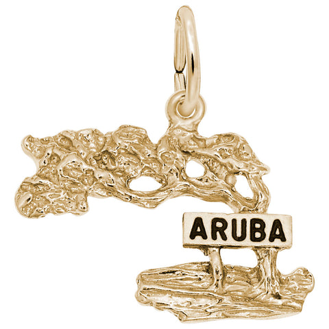 Aruba Charm In Yellow Gold