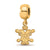 Gold Plated LogoArt William And Mary Small Dangle Bead