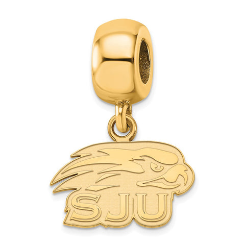 Gold Plated LogoArt Saint Joseph'S University Bead Charm Xs Dangle