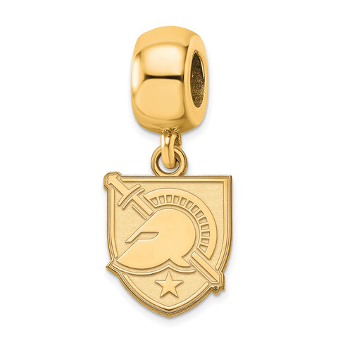 Gold Plated LogoArt U.S. Military Academy Small Dangle Bead