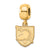 Gold Plated LogoArt U.S. Military Academy Small Dangle Bead