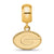 University of Georgia Xs Charm Dangle Bead Charm in Gold Plated