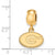 University of Georgia Xs Charm Dangle Bead Charm in Gold Plated