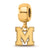 Gold Plated LogoArt University of Memphis Xs Bead Charm