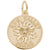 Sun Valley, Idaho Charm in Yellow Gold Plated