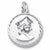 Graduation charm in 14K White Gold hide-image