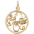 St Maarten Charm in Yellow Gold Plated