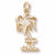 Miami Palm charm in Yellow Gold Plated hide-image