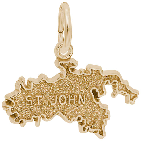 St John Charm in Yellow Gold Plated